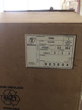 Teléfono TRMA antiguo - Verde y Negro