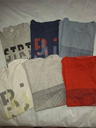 6 Camisetas Niño Decathlon