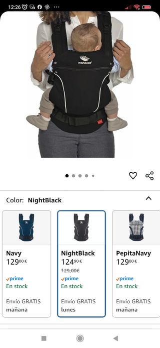 Mochila porta bebés Manduca My Baby Carrier