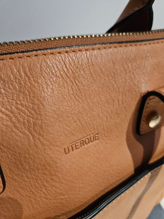 Bolso Uterque marrón - Piel