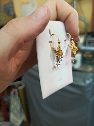 Pendientes oro vintage
