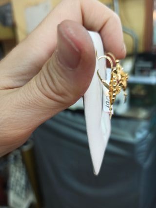 Pendientes oro vintage