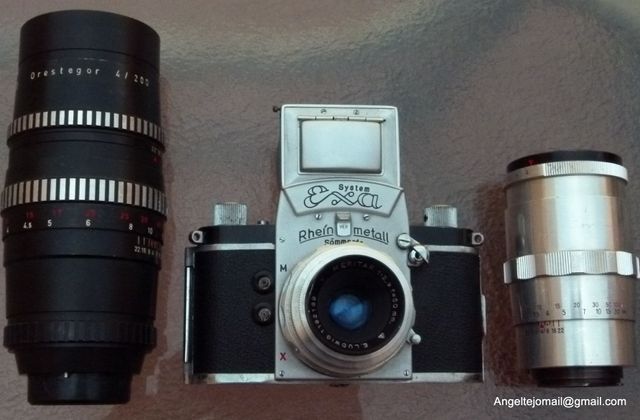 Cámara Exa Especial + 3 objetivos