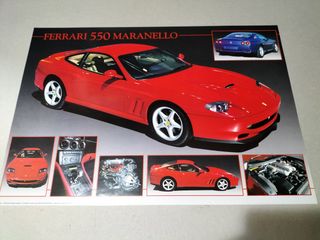 Poster Ferrari 550 Maranello