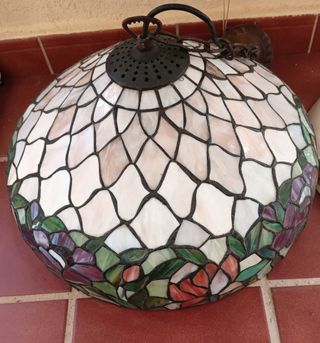 Lamparas Tiffany multicolor.