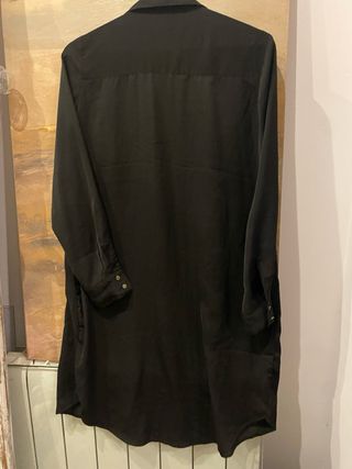 Vestido camisa negro H&M
