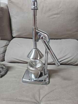 Exprimidor manual acero inoxidable
