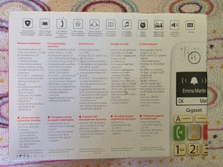 Teléfono Gigaset E290A Duo - 2 Teléfonos