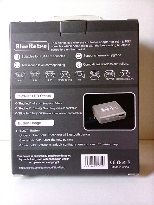 PlayStation 1 Adaptador Bluetooth PS1