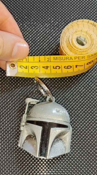 STAR WARS - Portachiavi Mandalorian in metallo