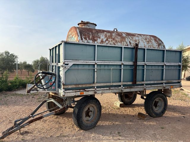 Remolque cisterna agua - agrícola