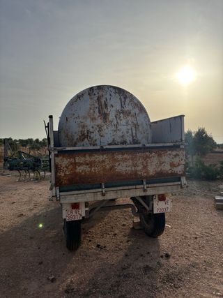 Remolque cisterna agua - agrícola