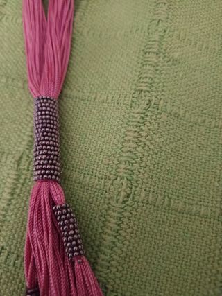 Collar largo rosa | Joya elegante