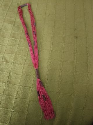 Collar largo rosa | Joya elegante
