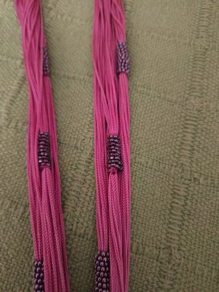 Collar largo rosa | Joya elegante