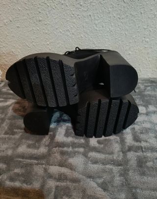 Botines negros plataforma
