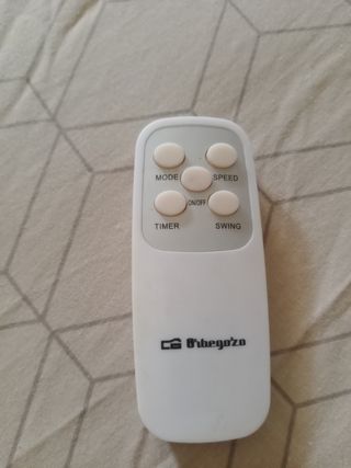 Ventilador de Pared Orbegozo, con mando.