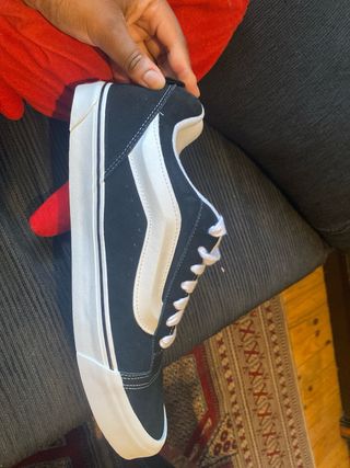 Vans KNU SKOOL - Zapatillas Negras y Blancas