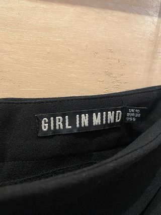 Falda tubo midi negra - elegante