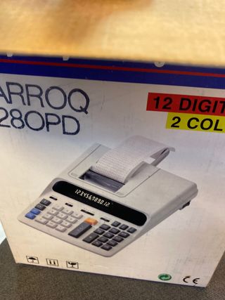Calculadora ARROQ 280PD Impresora 12 dígitos