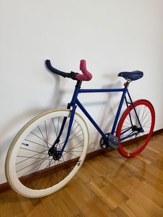 Bicicleta Fixie Origin8 azul