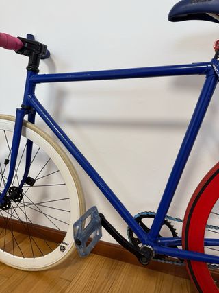 Bicicleta Fixie Origin8 azul