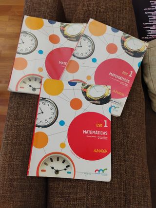 Libros de matemáticas de 1 ESO