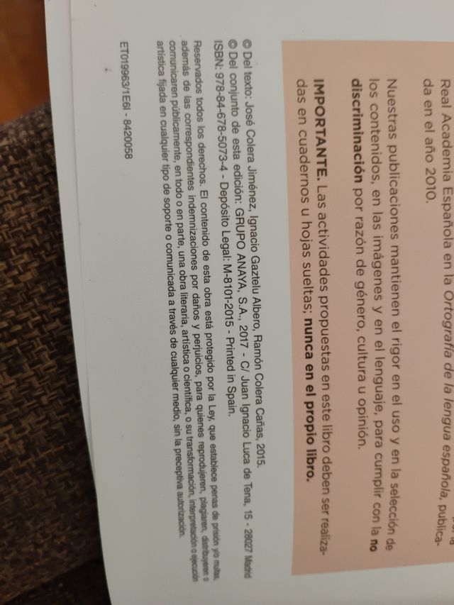 Libros de matemáticas de 1 ESO