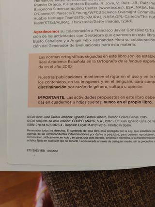 Libros de matemáticas de 1 ESO