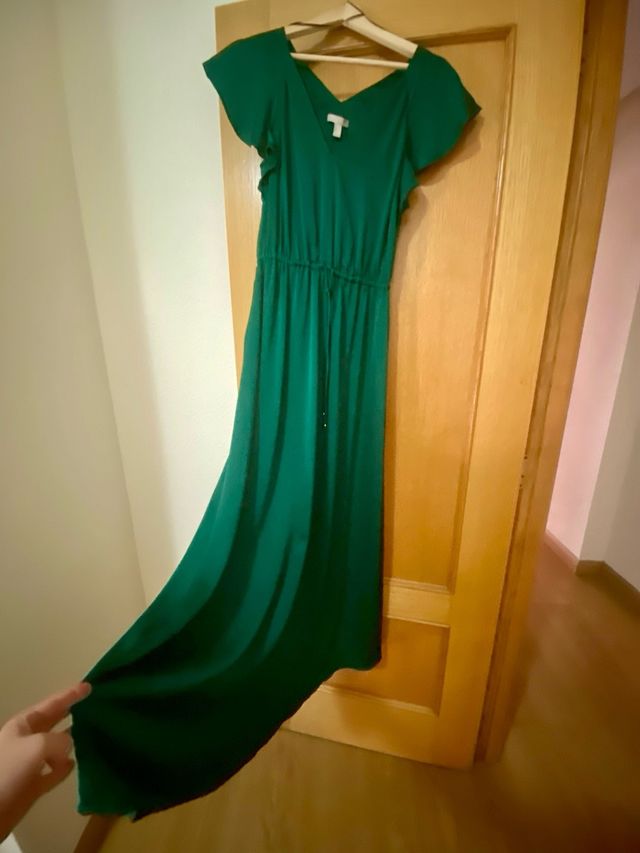 Vestido largo verde