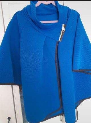 Poncho blu