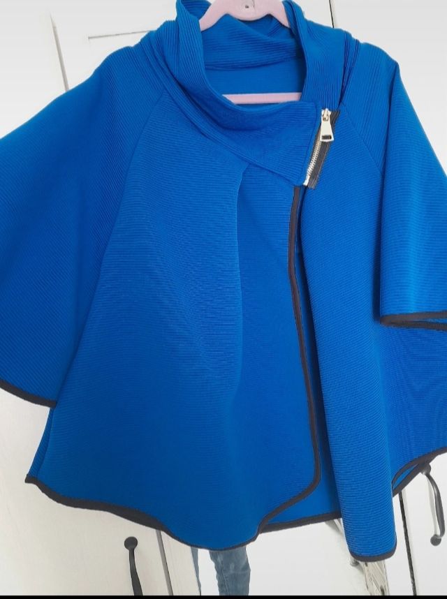 Poncho blu