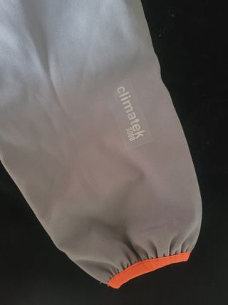 Chaqueta Boriken niña gris-naranja