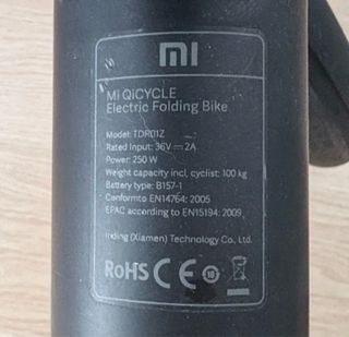 Bicicleta Eléctrica Plegable Xiaomi QiCYCLE