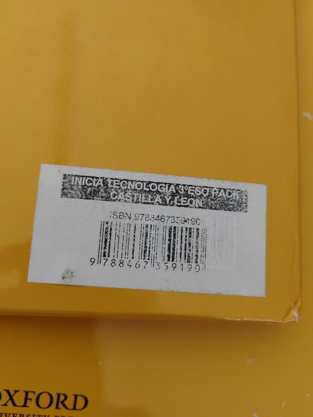 Libros 3 ESO de tecnología, son 10 libros