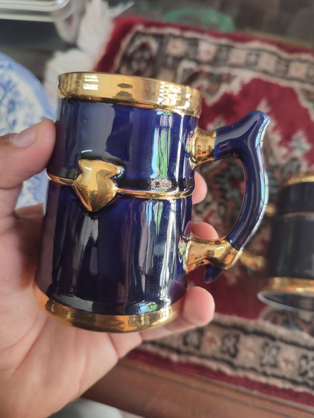 Dos jarras porcelana Portugal Estatuaria