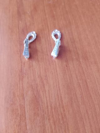 Pendientes plata antiguos