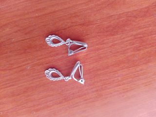 Pendientes plata antiguos