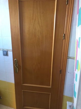 Puerta madera maciza - 1 unidad