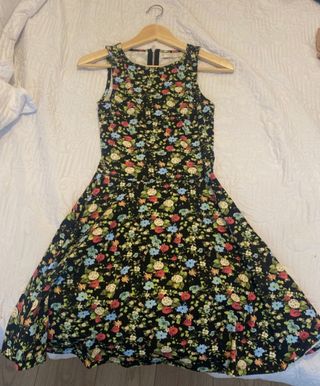 Vestido skater verano floral Pull&Bear