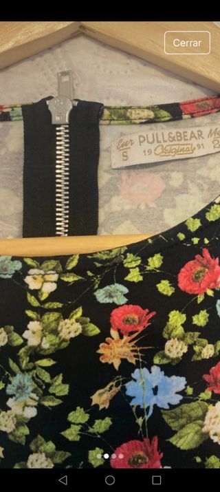 Vestido skater verano floral Pull&Bear