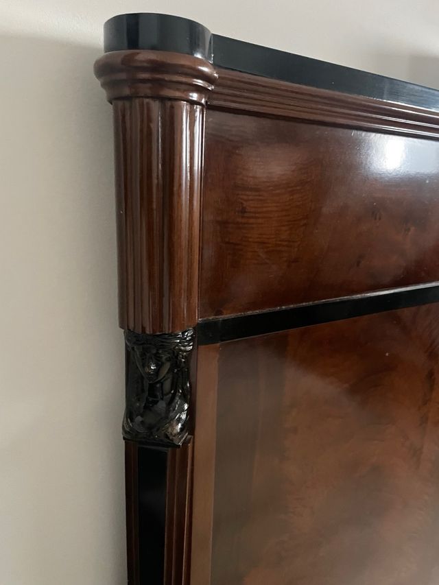 Cabecero y mesitas madera