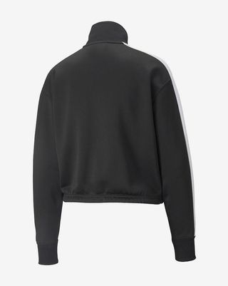 Chaqueta Puma T7 Crop Mujer - Negra/Blanca