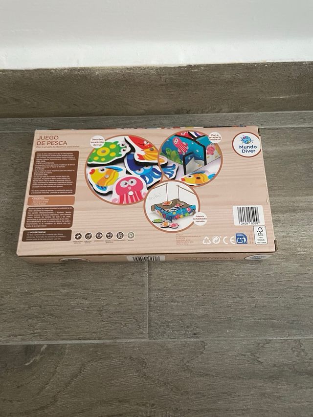 Juego Pesca Madera Infantil
