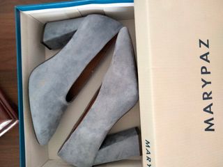 MARYPAZ - Zapatos tacón azul marino 38