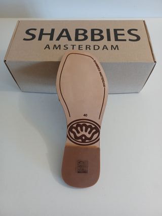 Shabbies Amsterdam Shs1140, mules talla 40 plantil