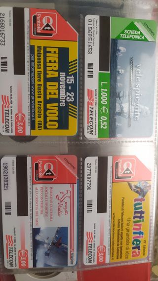 10 Schede Telefoniche Rare