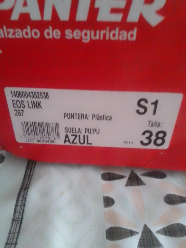 Zapatos seguridad Panter mujer