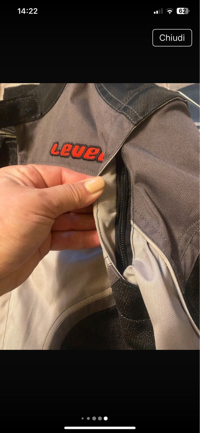 Giacca moto donna L Level