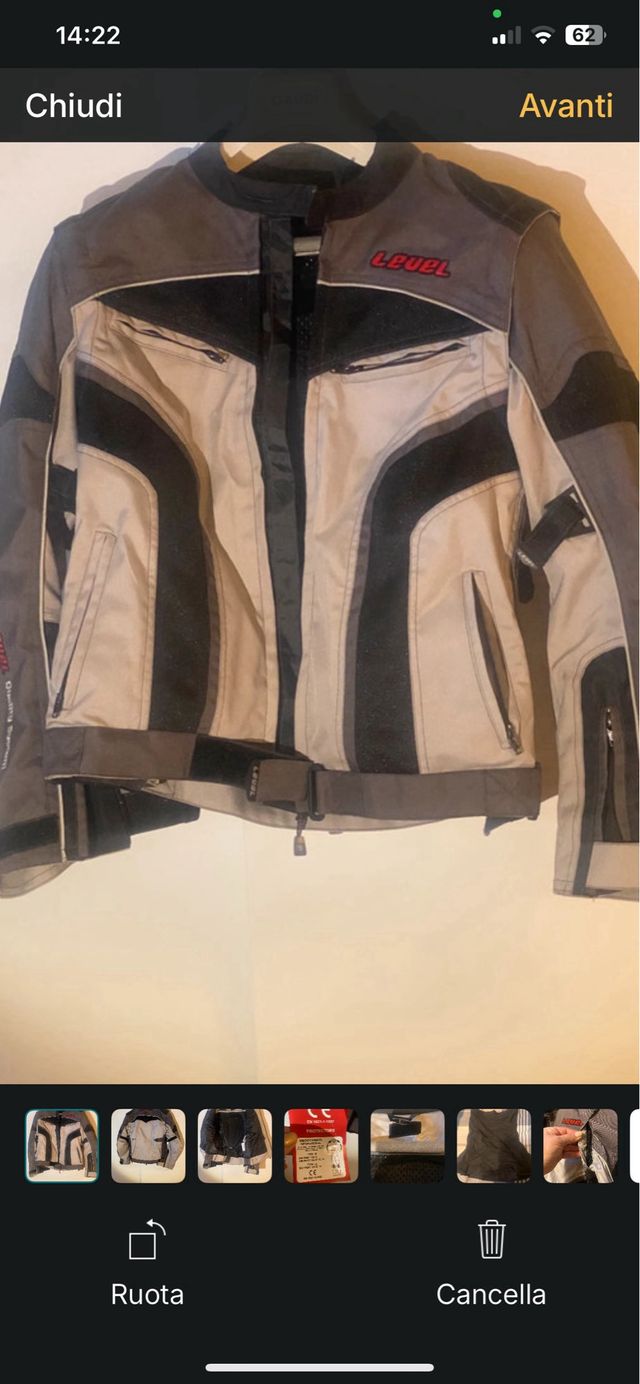 Giacca moto donna L Level